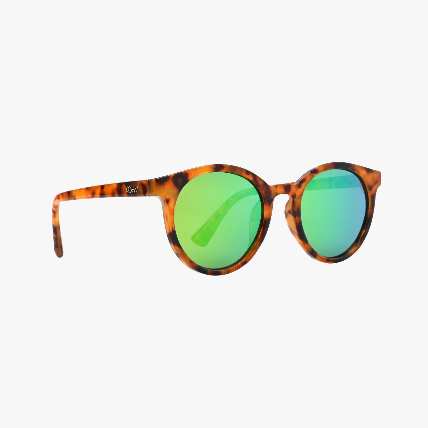 HERON LIMELIGHT MIRROR Polarized Round Fashion Sunglasses