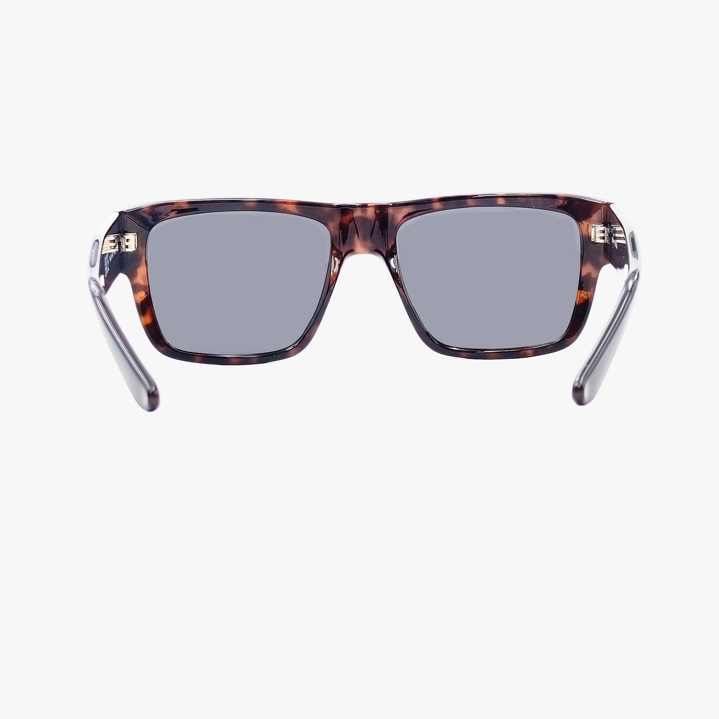 MACK ESPRESSO TORTOISE Polarized Square Designer Sunglasses