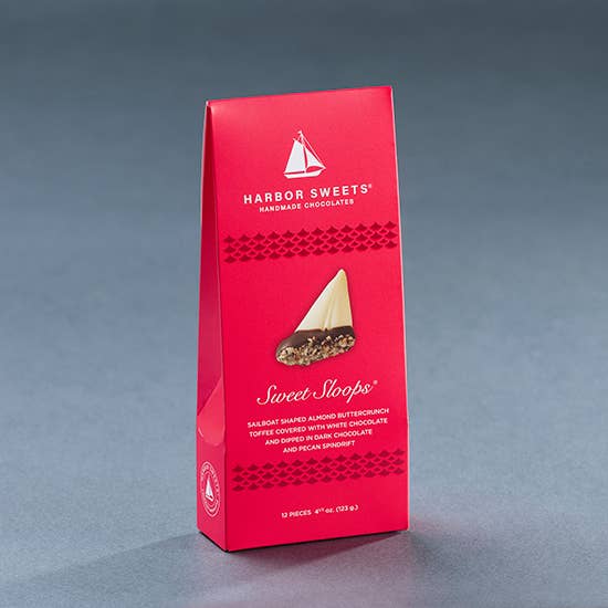 Harbor Sweets Chocolates 12 Pcs Sweet Sloops Gable Box