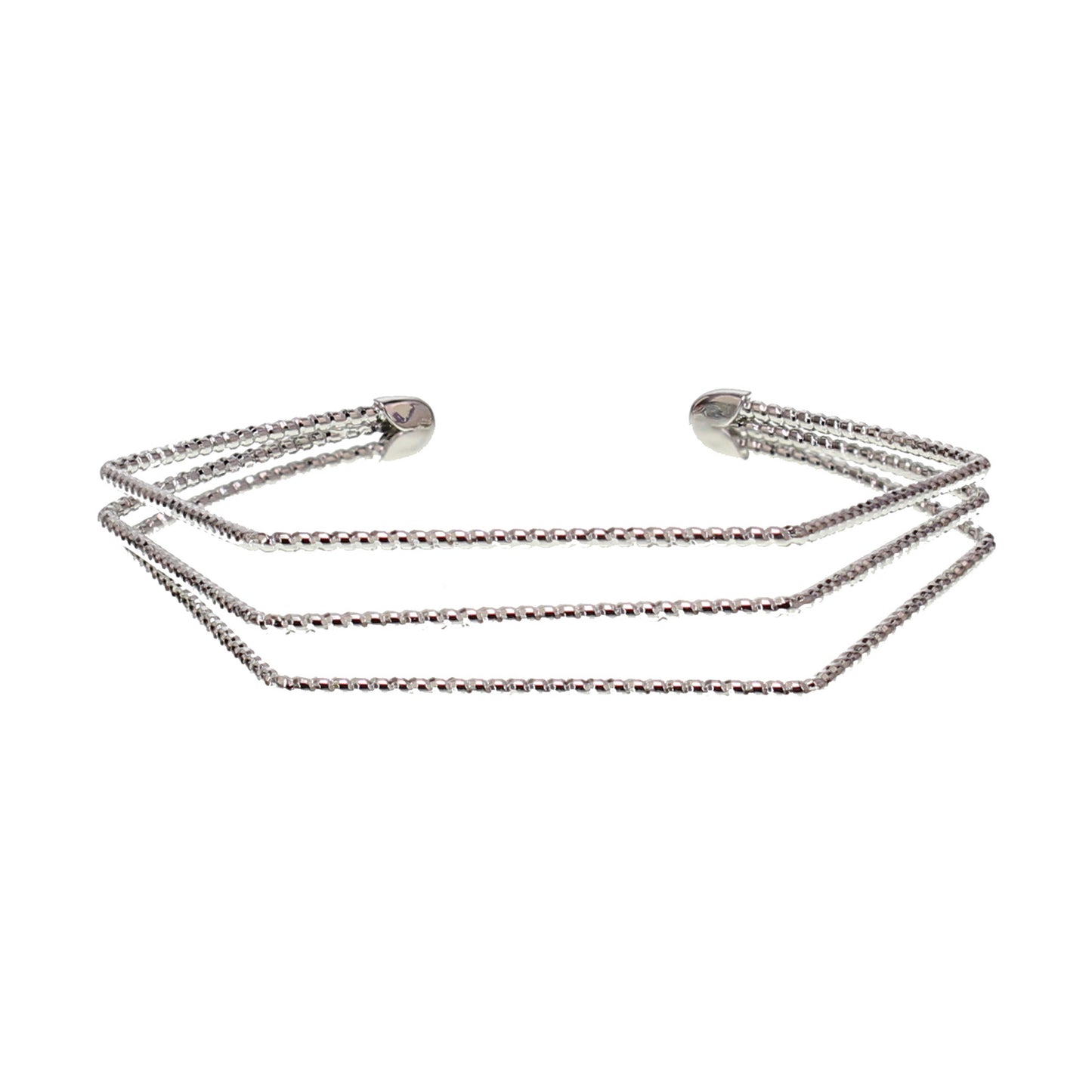 Twisted Metal Cuff Bracelet | Gold and Silver