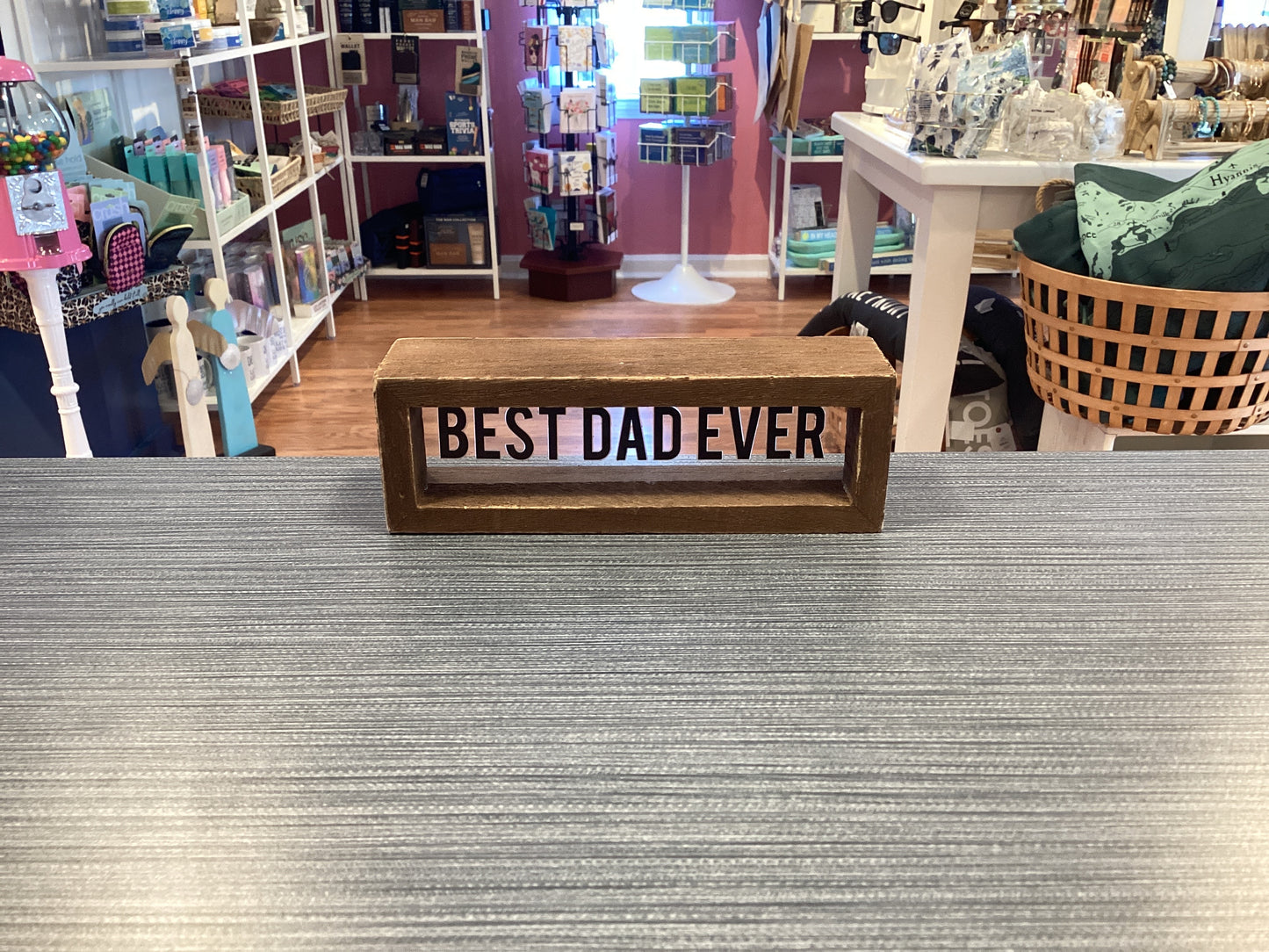Rustic Best Dad Ever Sign