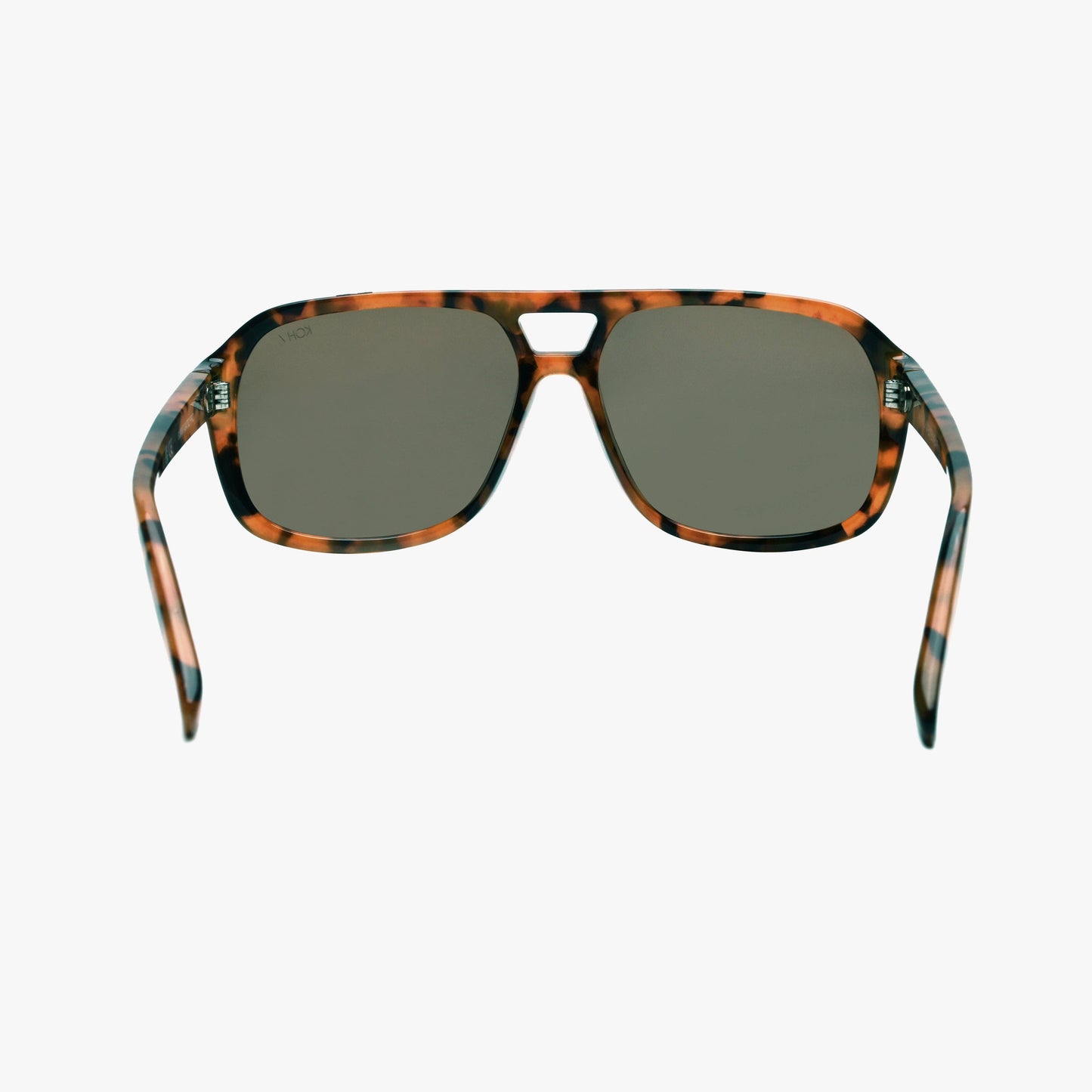 SUMMIT AMBER BRONZE Polarized Trendy Aviator Sunglasses