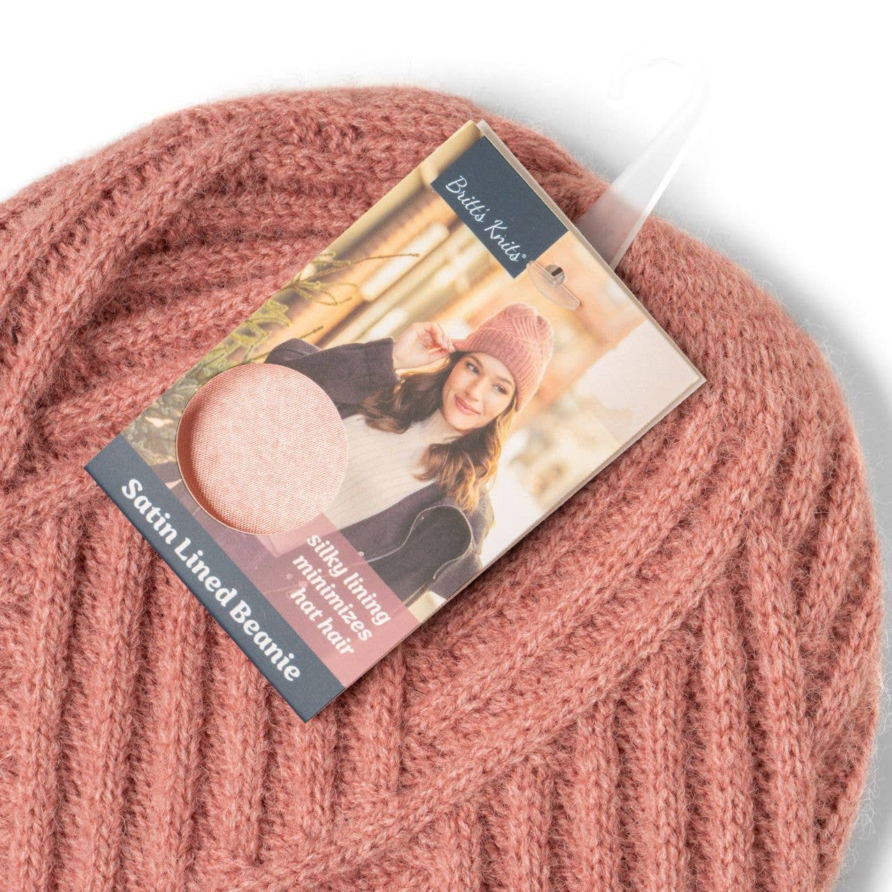 Britt’s Knits Satin Lined Beanie Open Stock