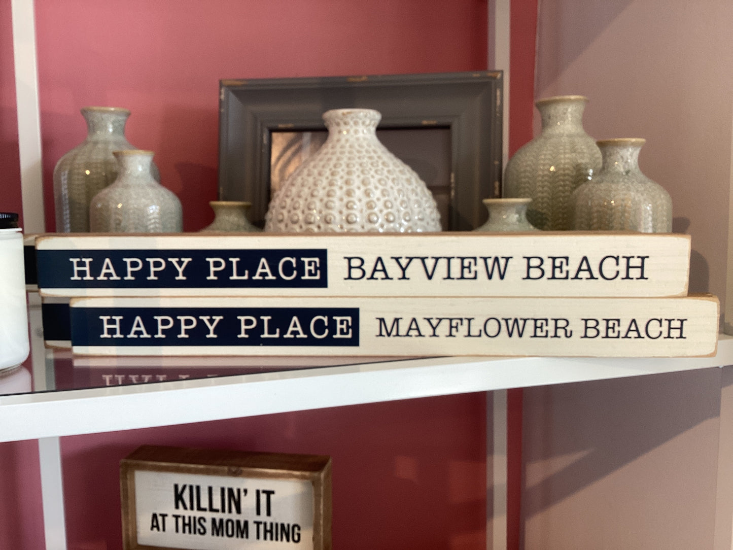 Happy Place Skinny Sign