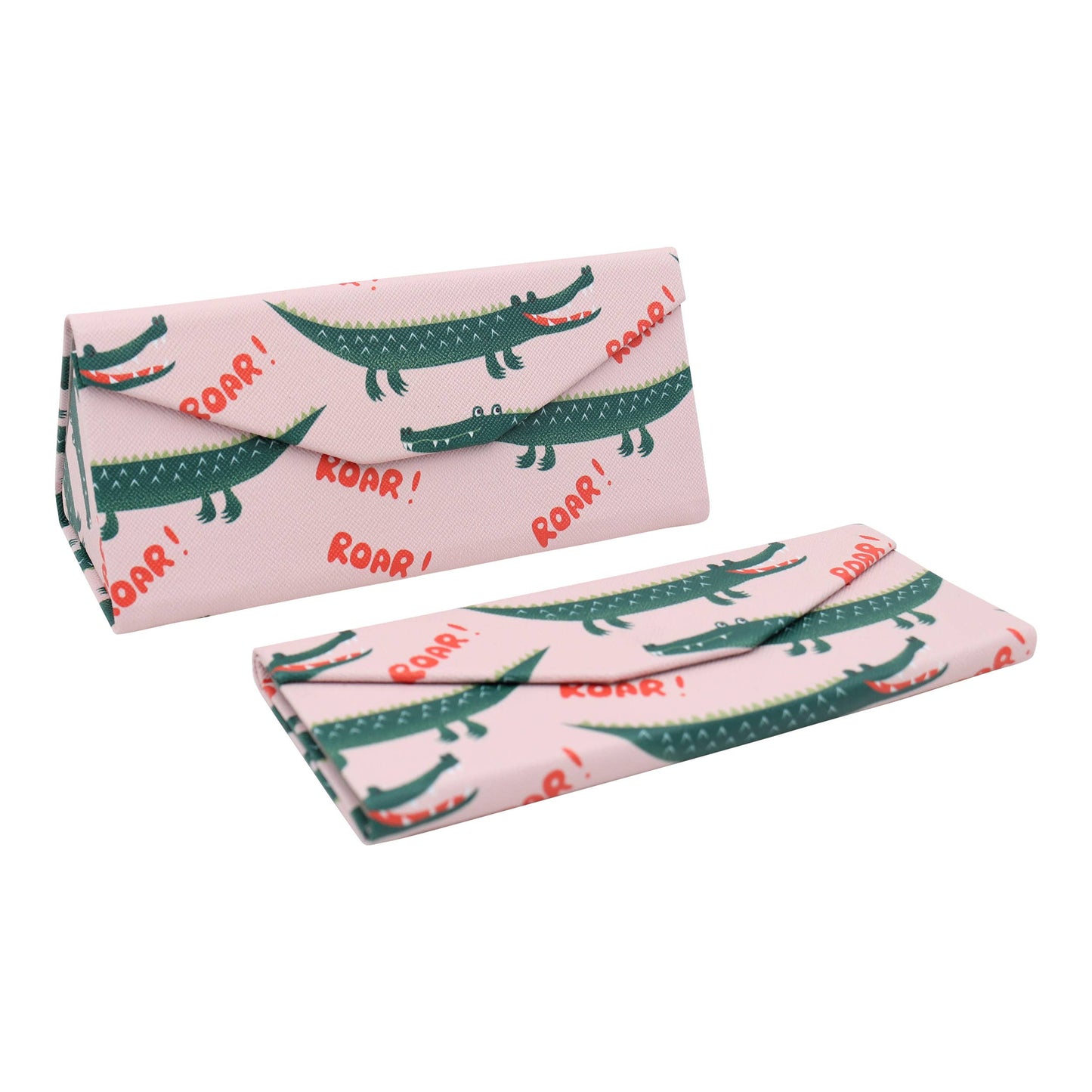 Crocodile Glasses Case – Cute Animals – Vegan Leather
