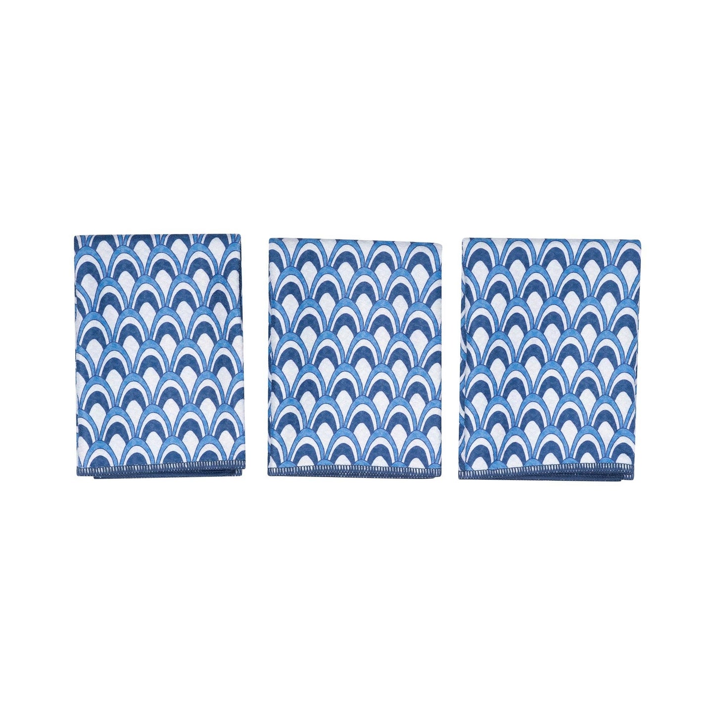 Mighty Mini Towel (Set of 3) Reversible - KN Fish