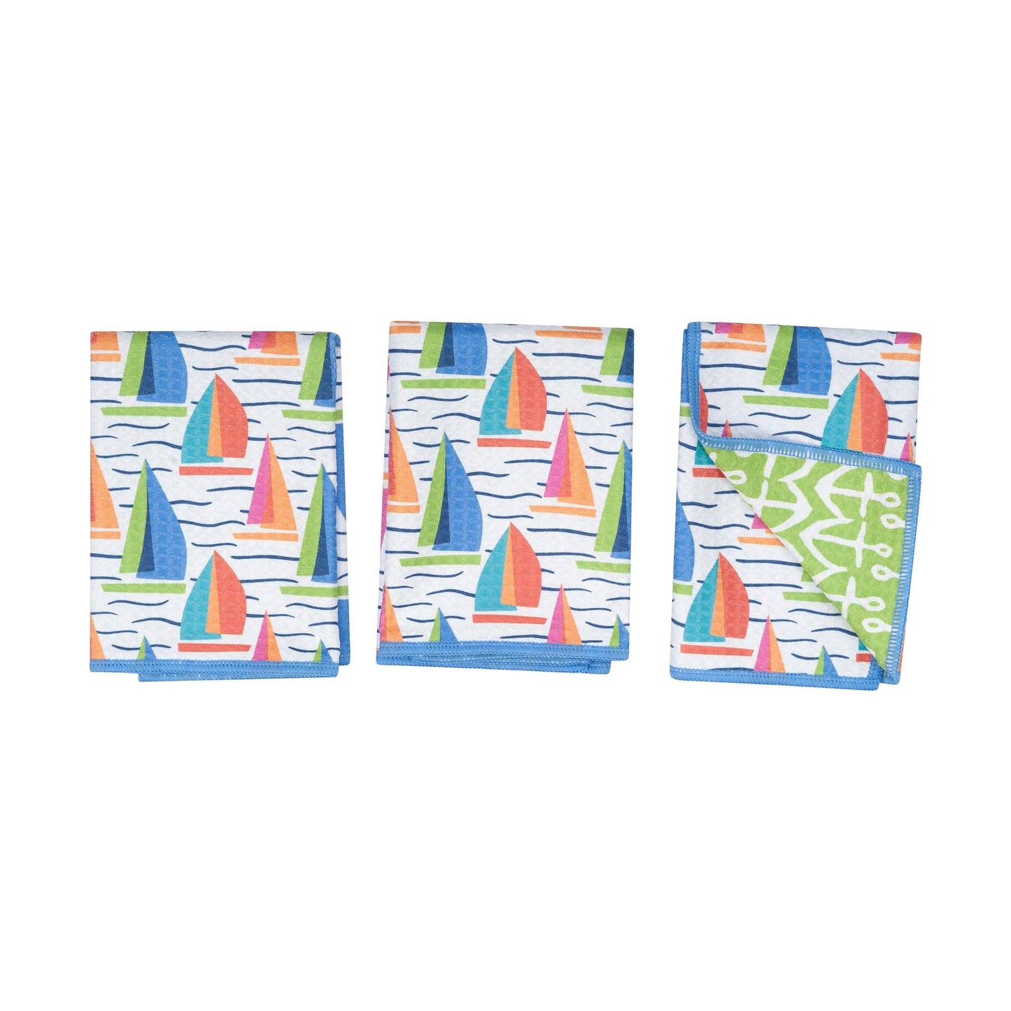 Mighty Mini Towel (Set of 3) Reversible - KN Sail