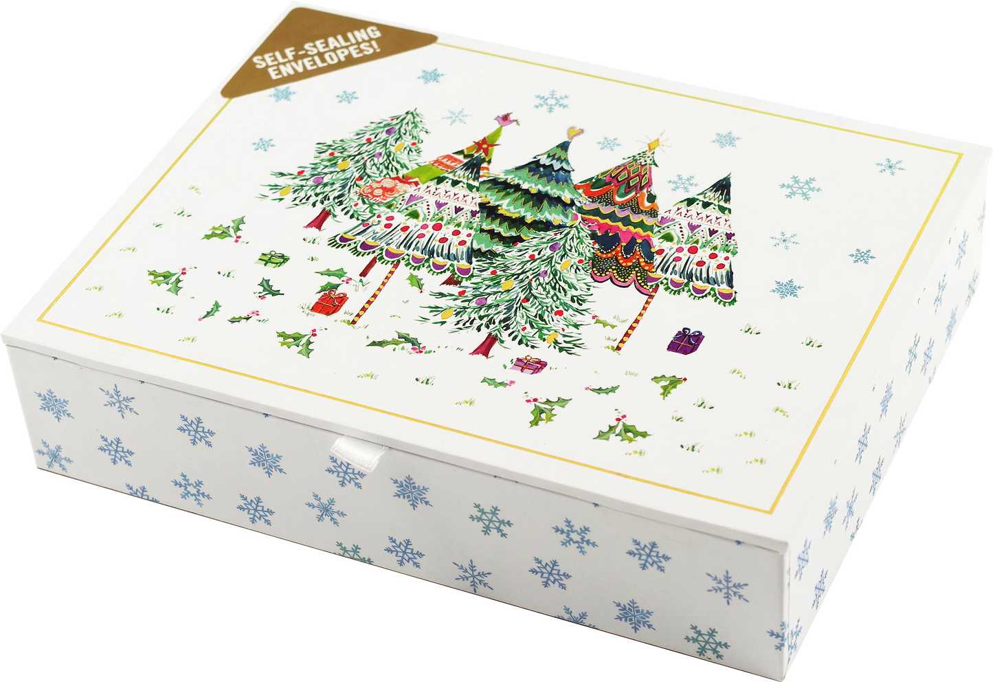 Merry Evergreens Deluxe Boxed Holiday Cards