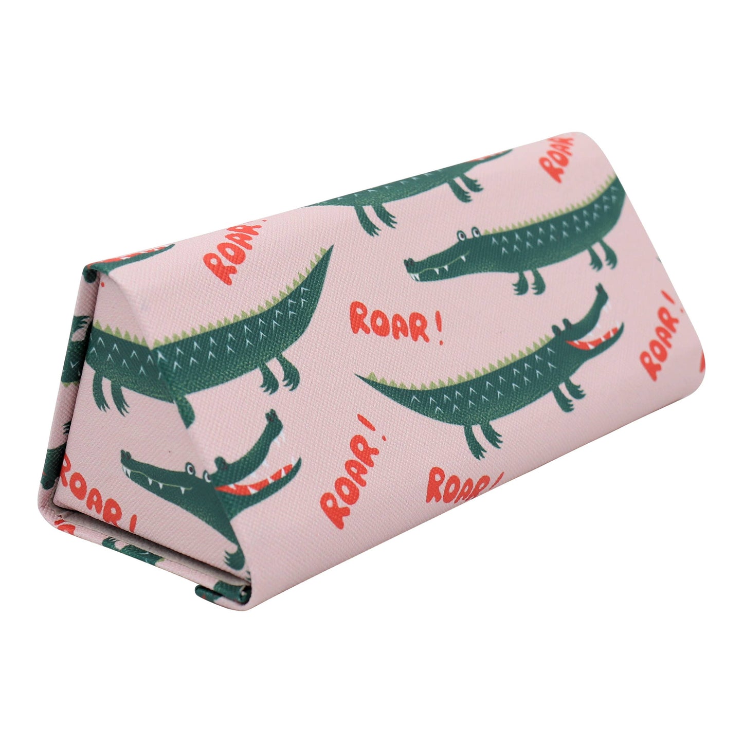 Crocodile Glasses Case – Cute Animals – Vegan Leather