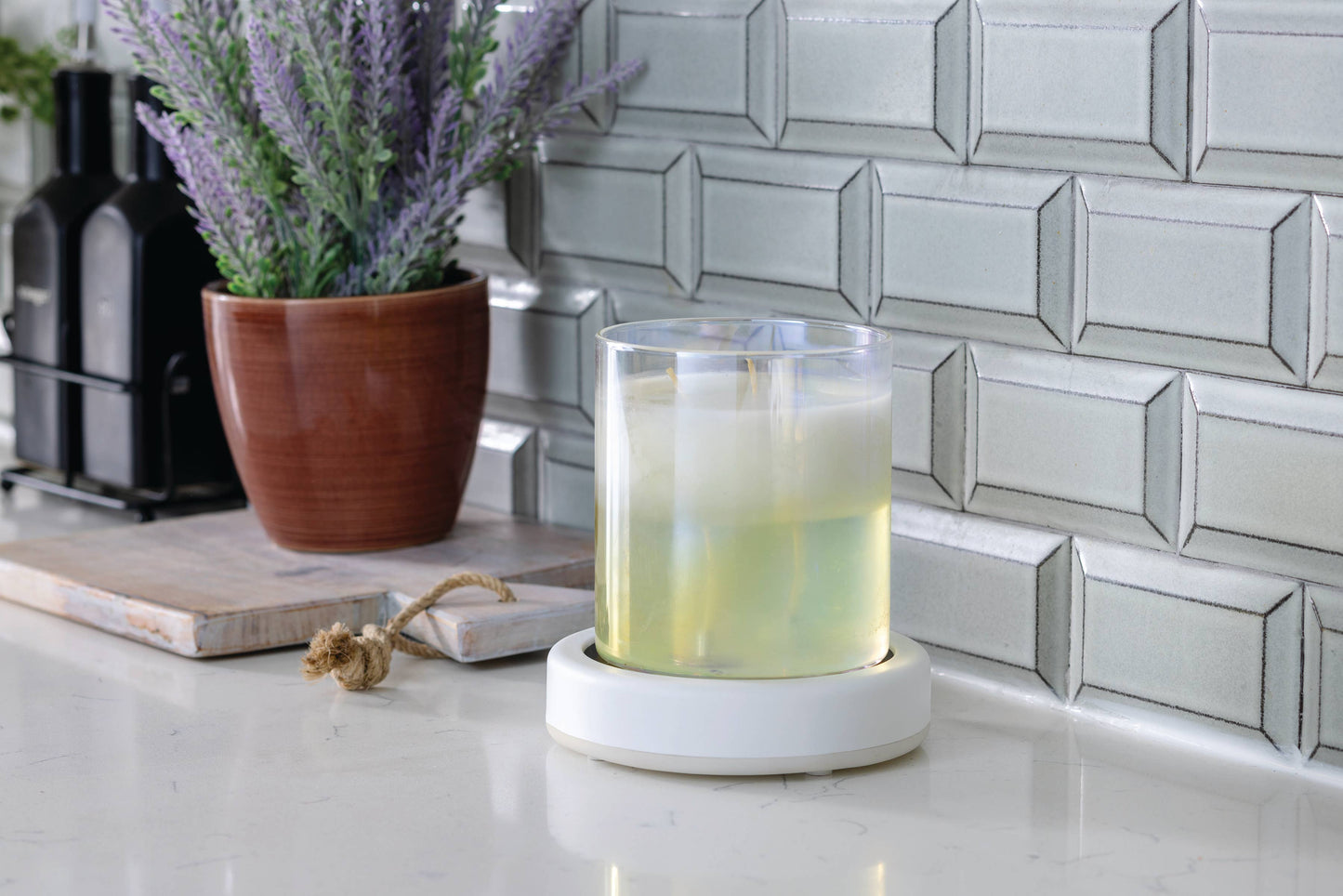 Candle Plate Warmer with Timer