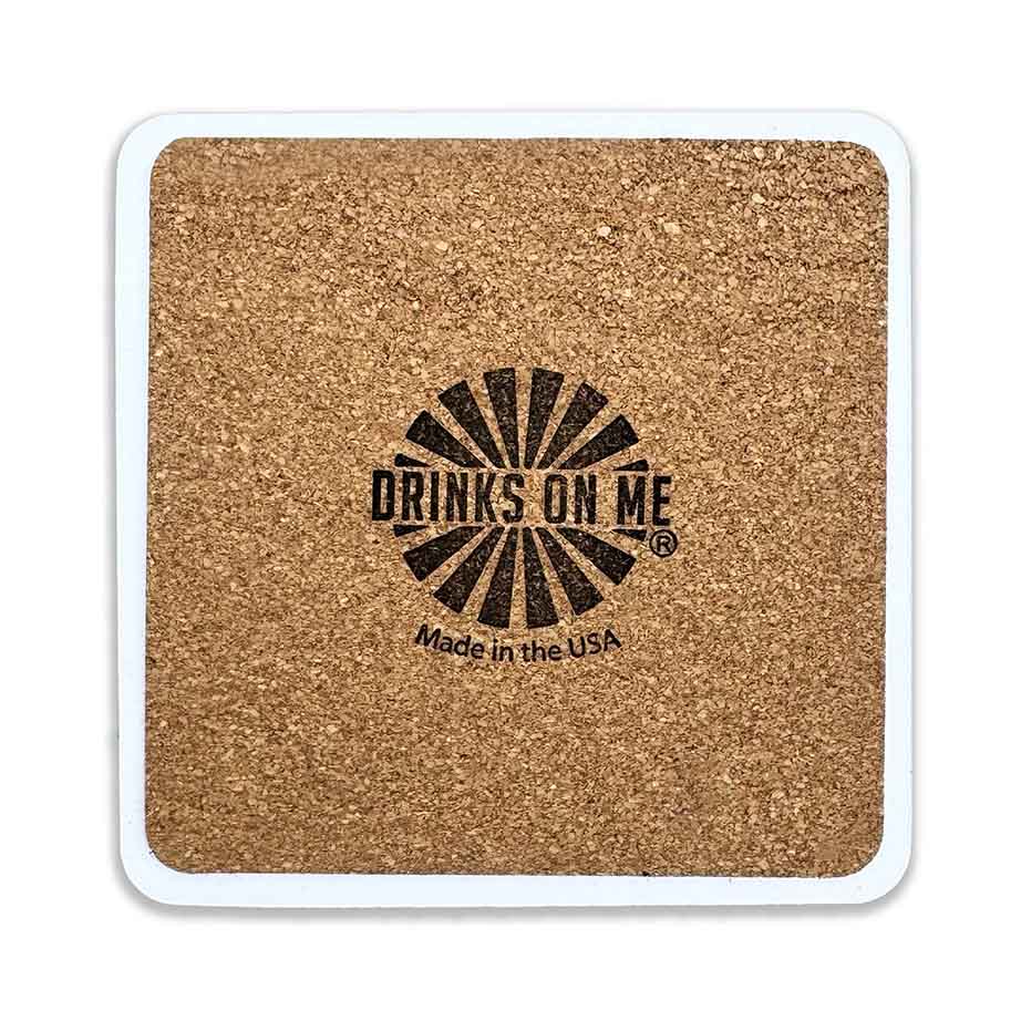 COASTER Balanced Diet | Funny Home Gift | Home Bar Decor