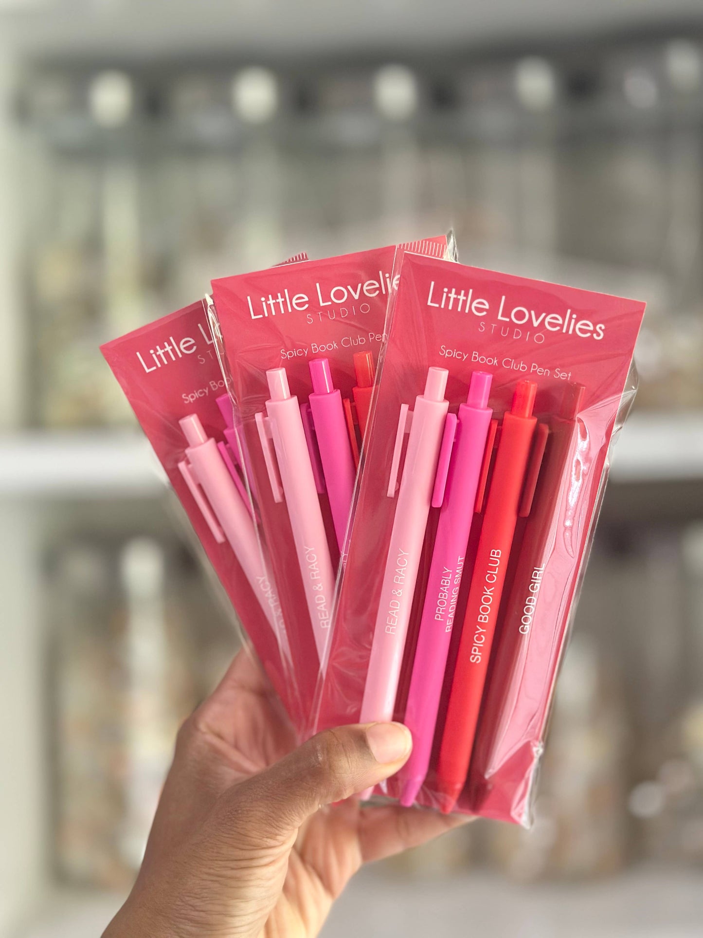 Spicy Book Club Pen Set β Set of 4