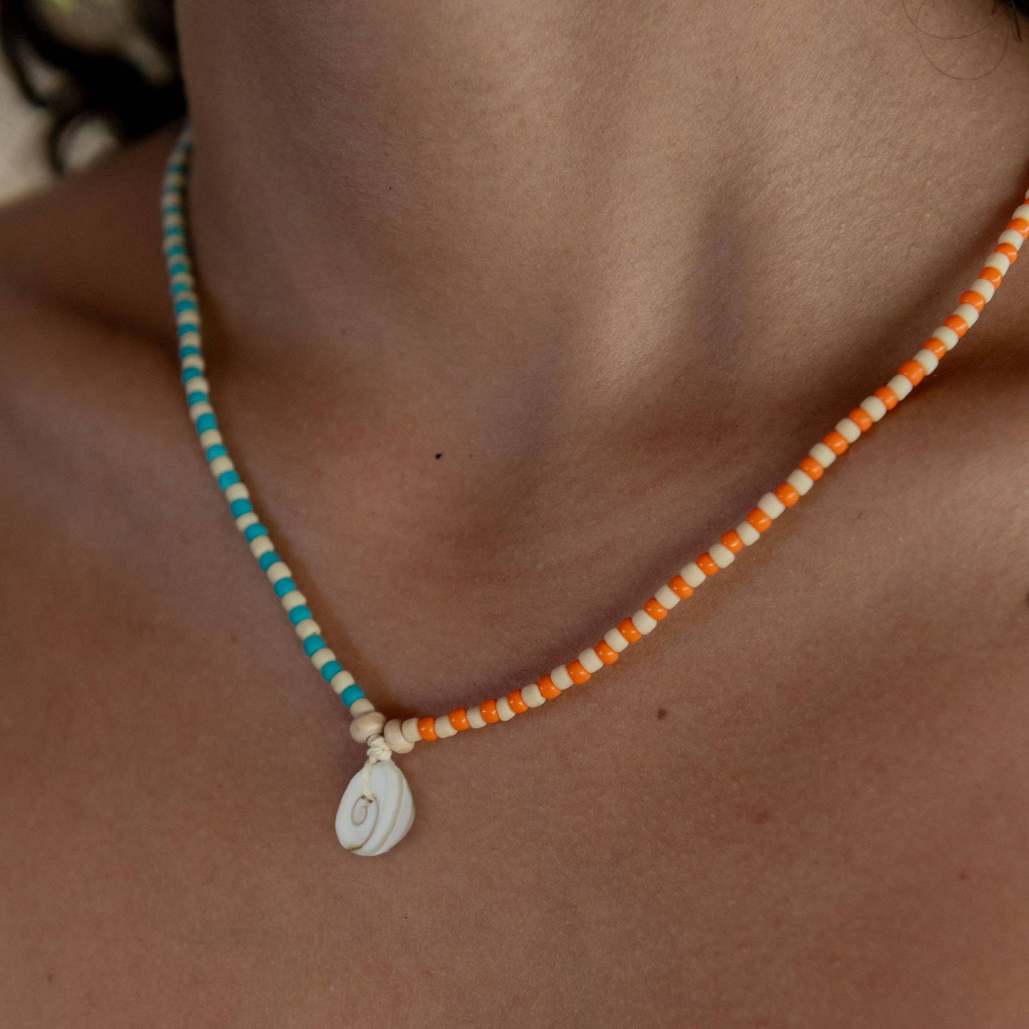 Tulamben Beaded Choker Necklace, by Pineapple Island