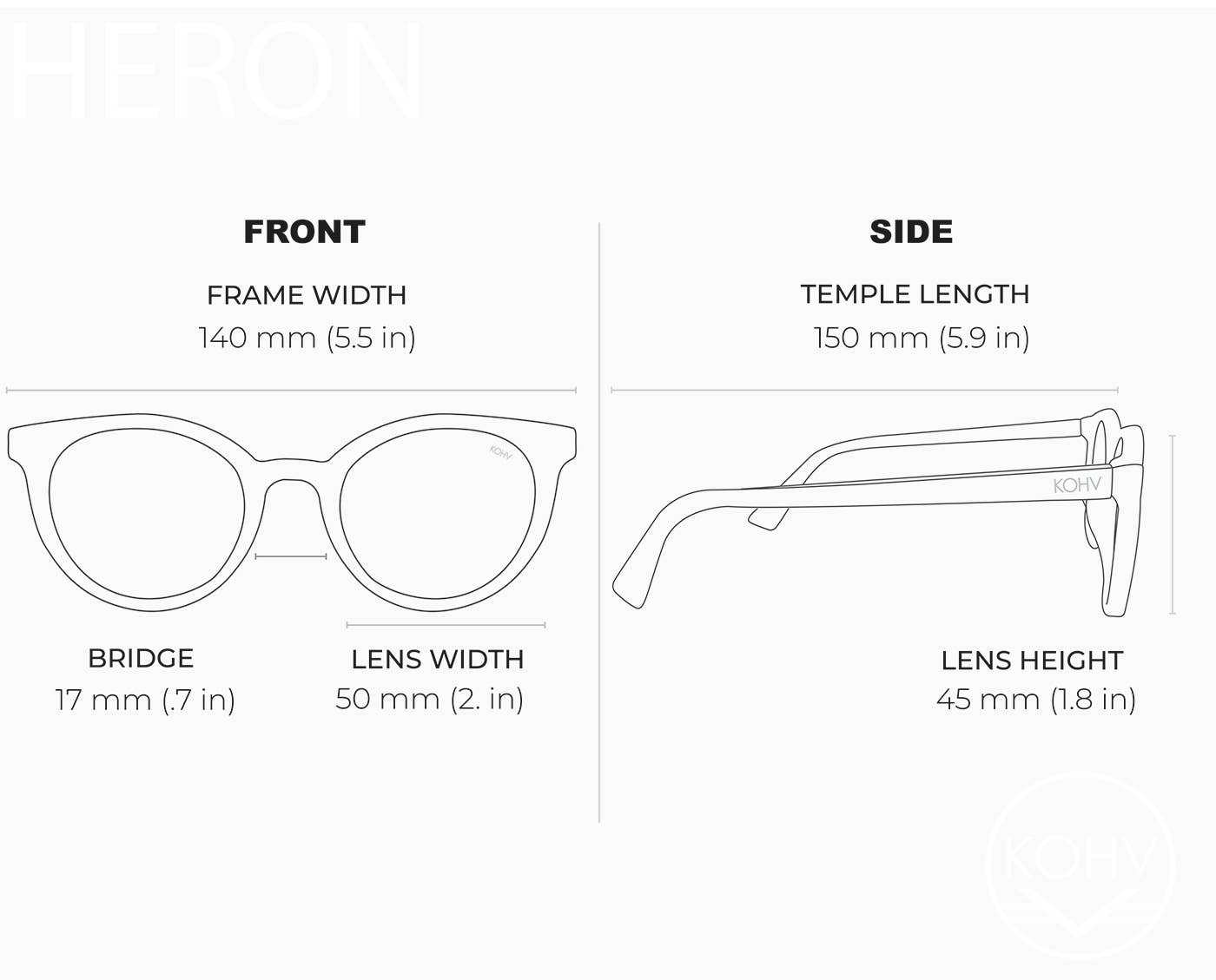 HERON LIMELIGHT MIRROR Polarized Round Fashion Sunglasses