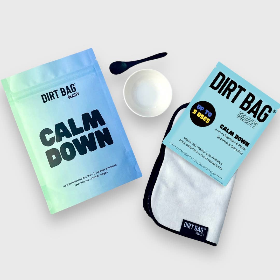 Soothe & Smooth Face Mask Set- Masks, Bowl w/app, Face Cloth