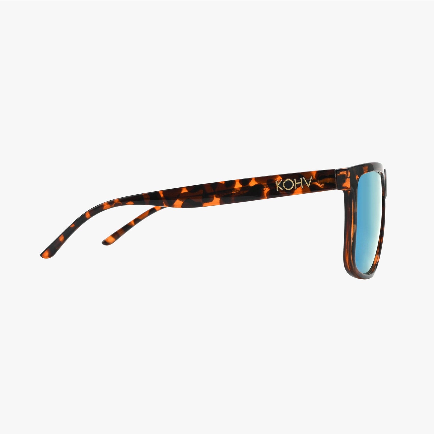 EVANS TORTOISE OCEAN Polarized Square Classic Sunglasses