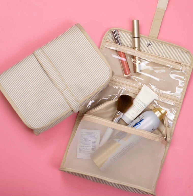 Pinstripe Cosmetic Travel
