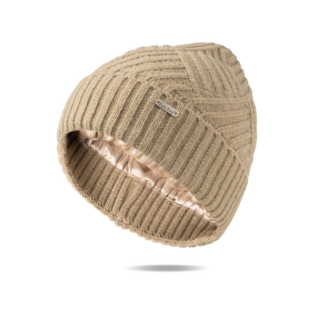 Britt’s Knits Satin Lined Beanie Open Stock
