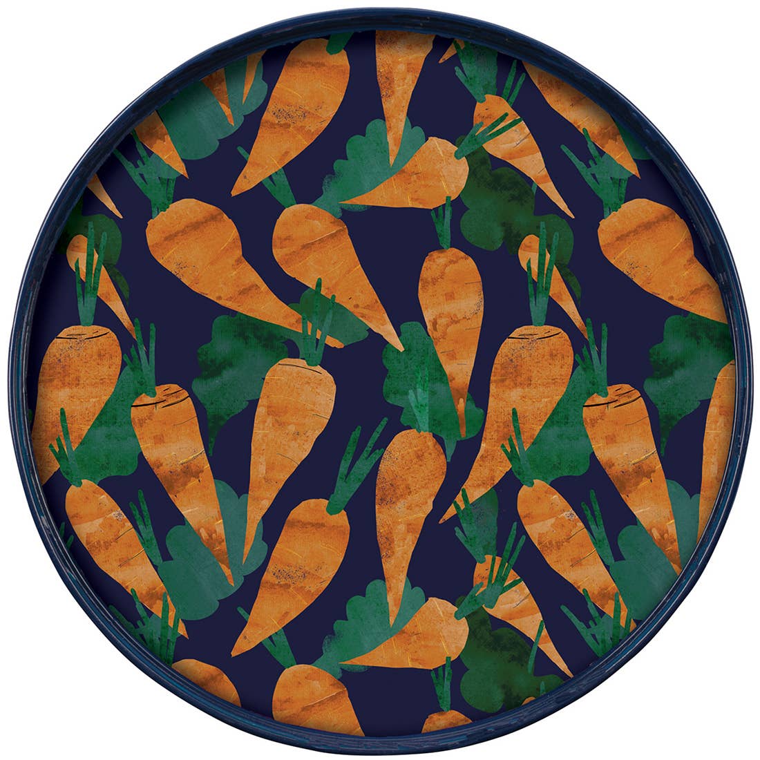 CARROTS 15 Inch Round Tray