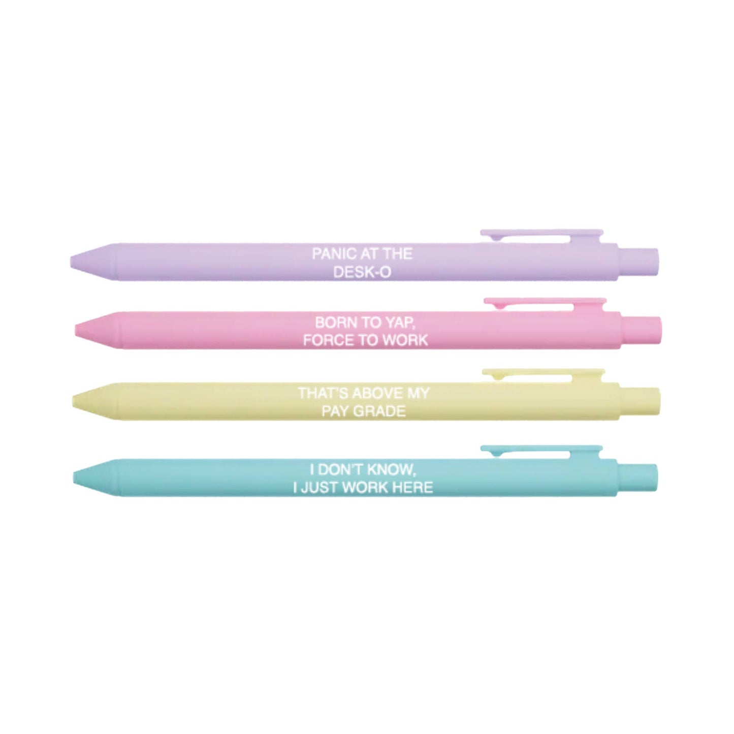 Funny Office Pen Set | Panic at the Desk-o Collection