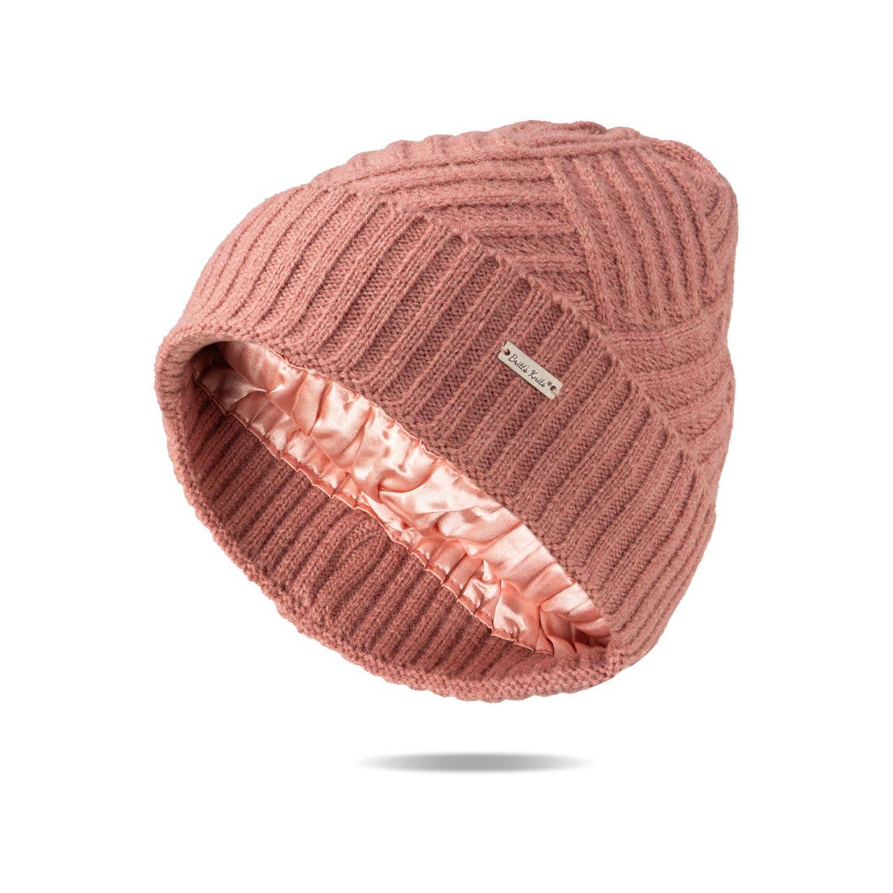 Britt’s Knits Satin Lined Beanie Open Stock