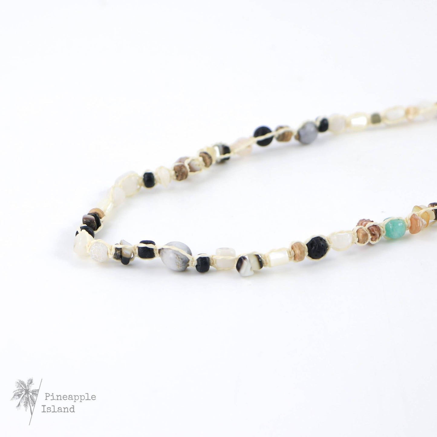 Nixie Beaded Seed Choker Necklace, by Pineapple Island