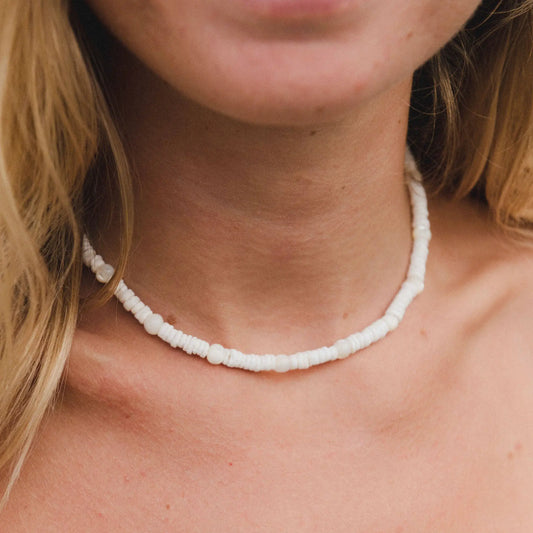 Madasari Beach Beaded Necklace, Surf, by Pineapple Island