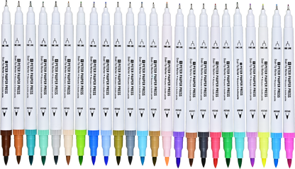 Studio Series Dual-Tip Pastel Markers (Set of 24)