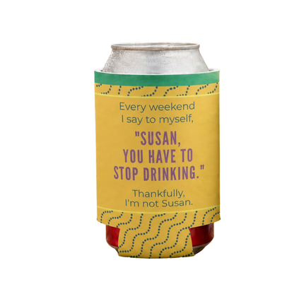 CAN SLEEVE Stop Drinking | Funny Bar Gift | Novelty
