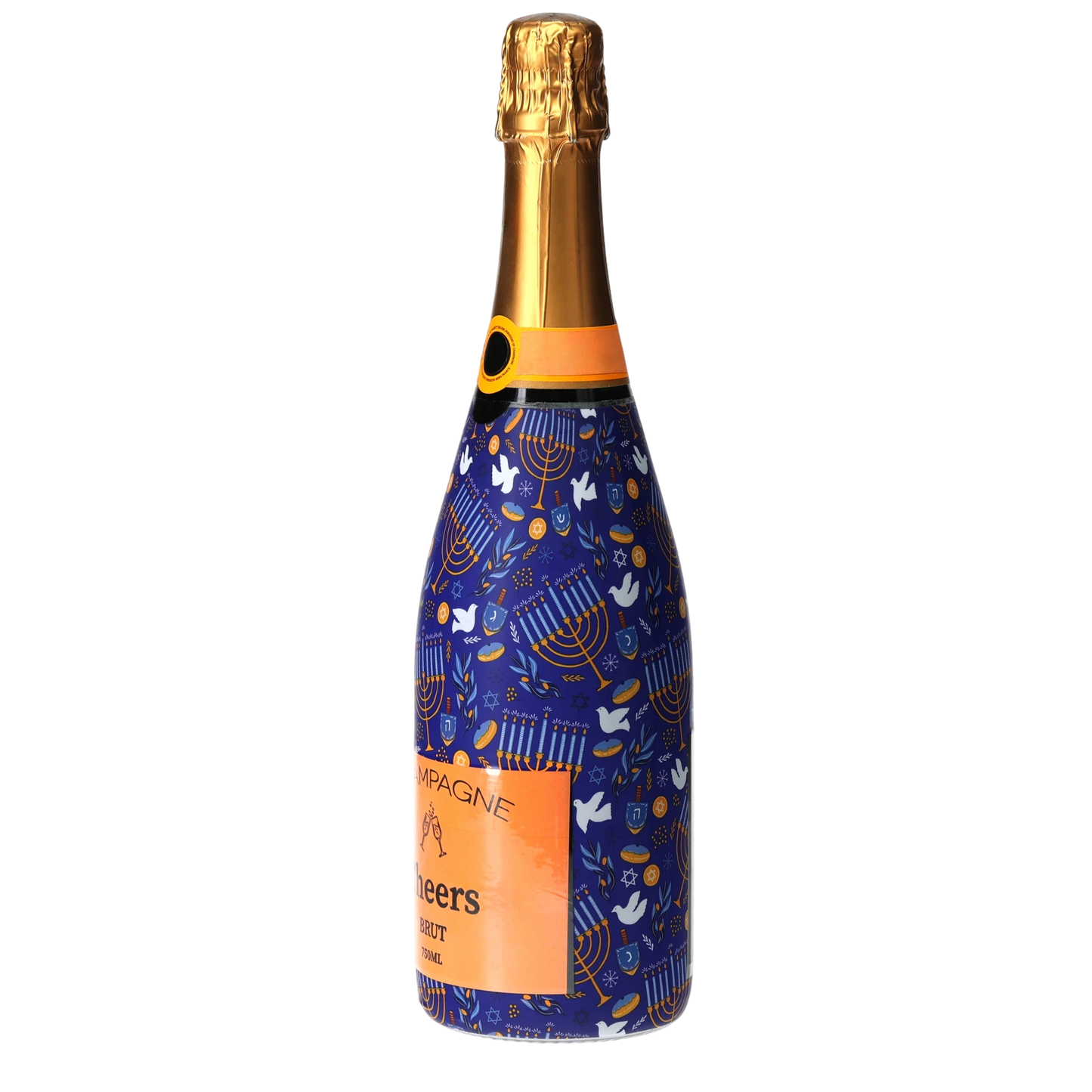 Limited Edition Hanukkah Champagne Bottle Wrap