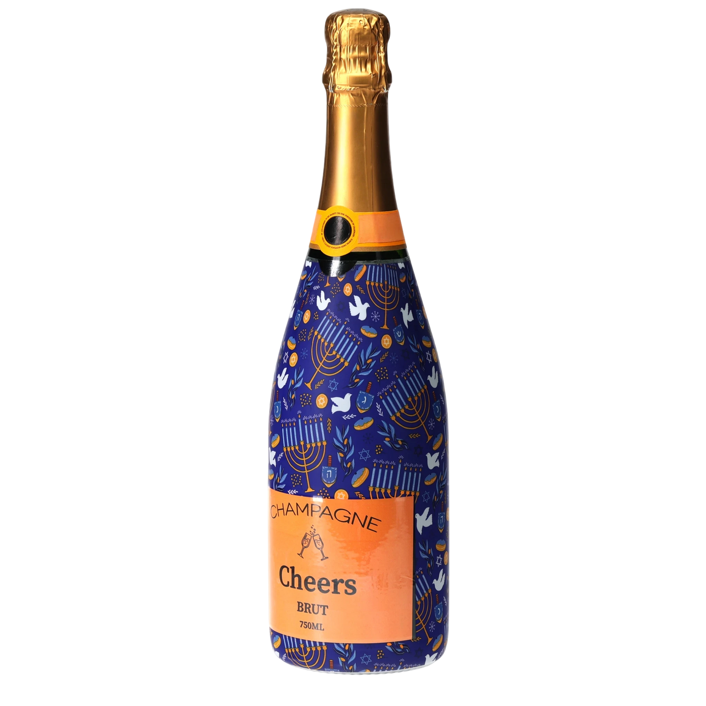 Limited Edition Hanukkah Champagne Bottle Wrap