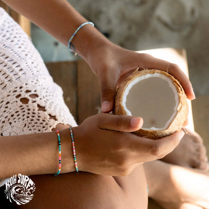Nusa Dainty Beaded Bracelet, Surf Jewelry by Koh Surf