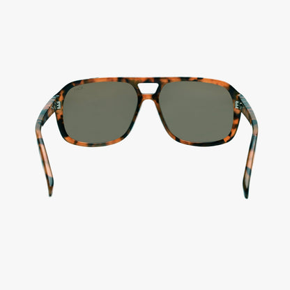 SUMMIT AMBER BRONZE Polarized Trendy Aviator Sunglasses