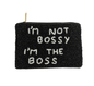 Ladies Boss Themed Fully Beaded Coin Purse
