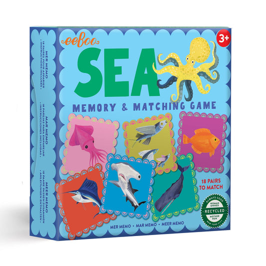 Sea Little Square Memory & Matching Game