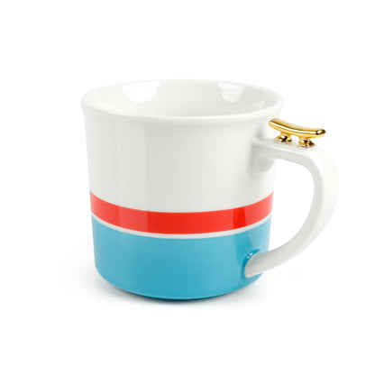 HIGH TIED Tea Mug - 12oz Ceramic Mug with Nautical Design