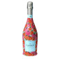 Pink & Orange Pumpkins Prosecco Bottle Wrap