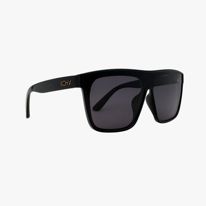 BIRCH MIDNIGHT Polarized Oversized Shield Fashion Sunglasses
