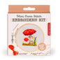 Mini Cross Stitch Embroidery Kit - Mushroom