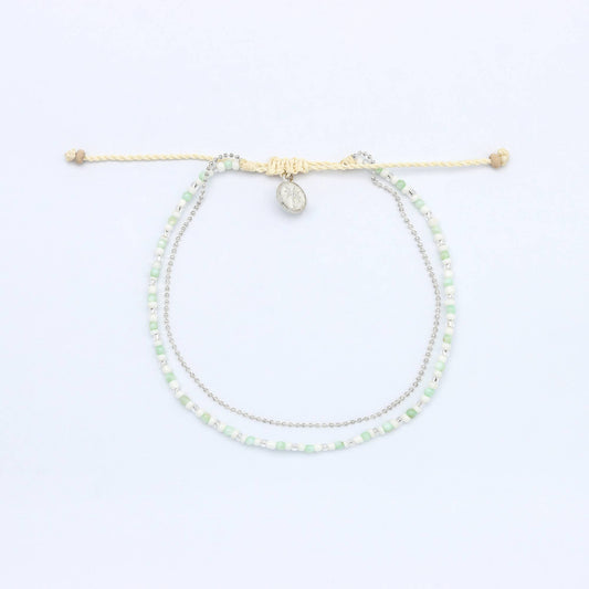 Lembut Double Beaded Bracelet, Beach Jewelry by Koh Surf