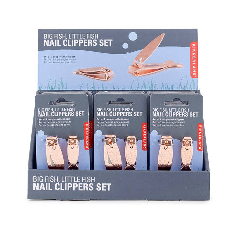 Copper Big Fish Little Fish Nail Clippers Set