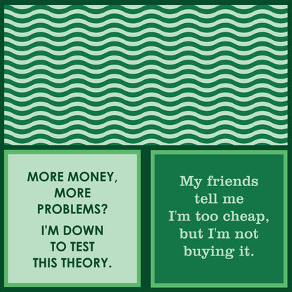 NAPKIN My friends tell me I'm too cheap | Funny Home Gift | Cocktail Napkin