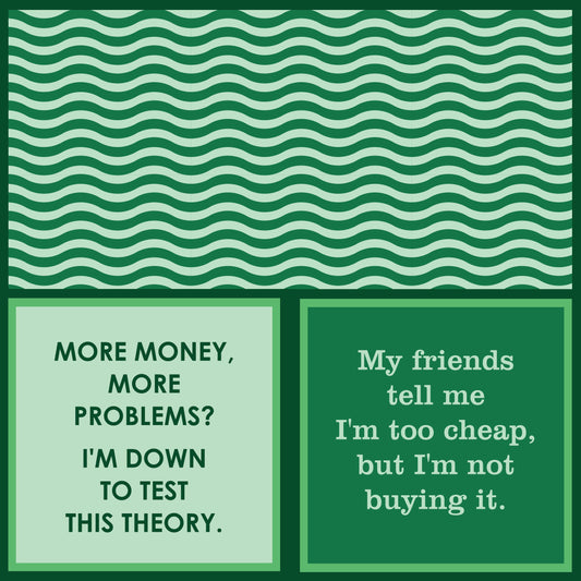NAPKIN My friends tell me I'm too cheap | Funny Home Gift | Cocktail Napkin