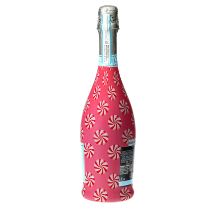 Peppermint Parade Prosecco Bottle Wrap
