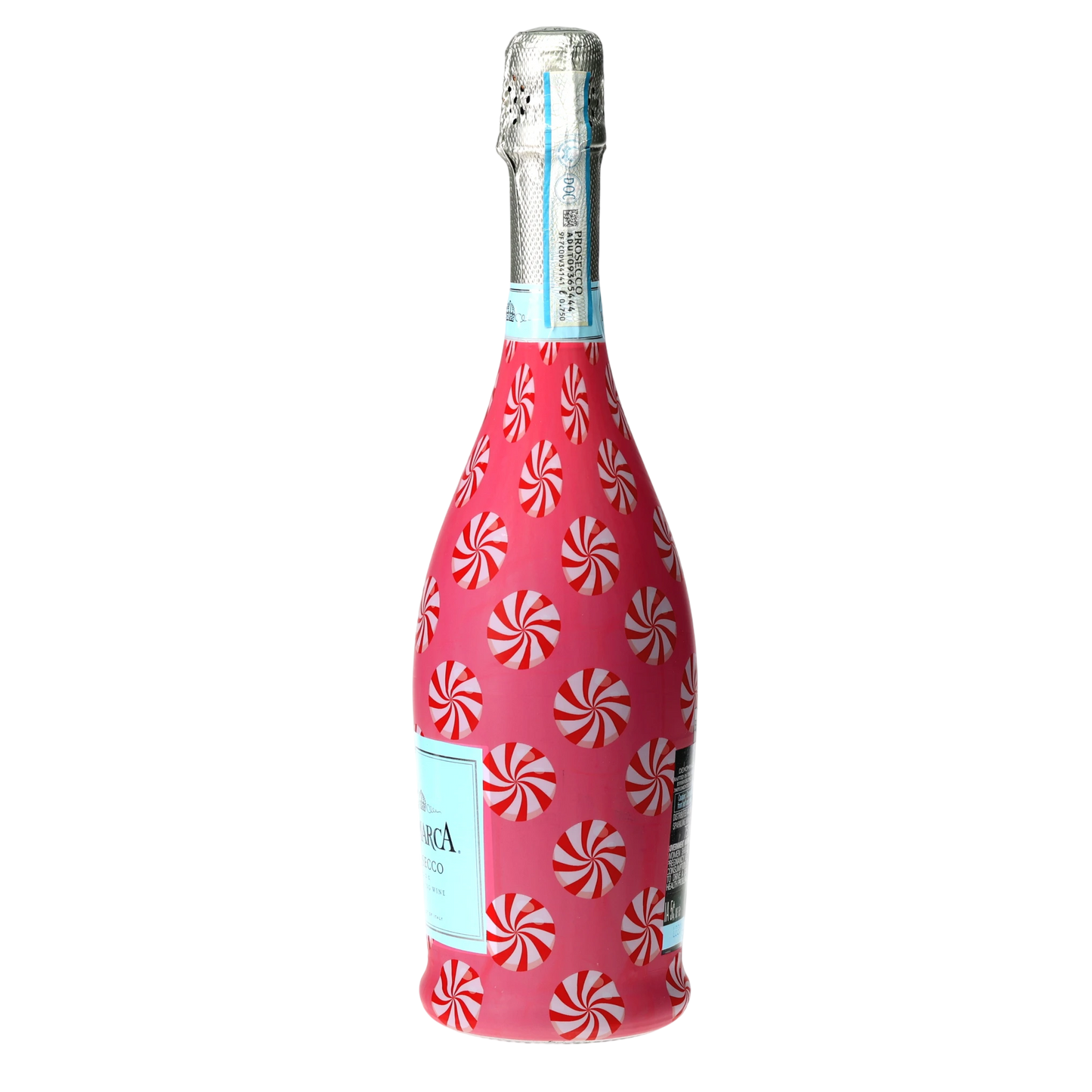 Peppermint Parade Prosecco Bottle Wrap