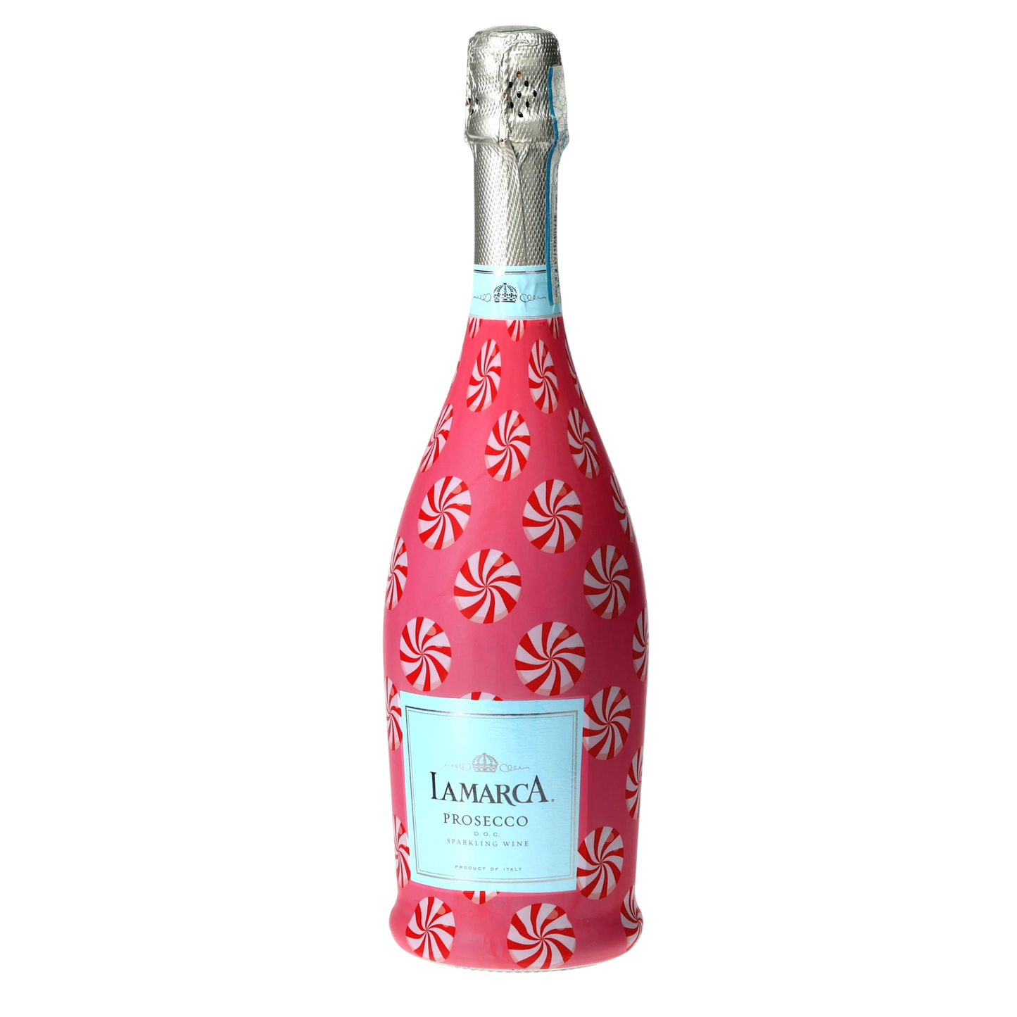 Peppermint Parade Prosecco Bottle Wrap