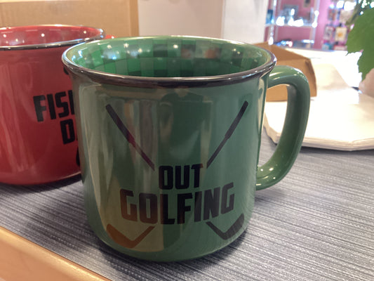 Out Golfing Mug