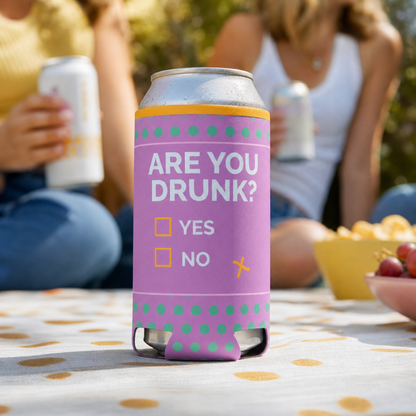 CAN SLEEVE Are You Drunk | Slim | Funny Bar Gift