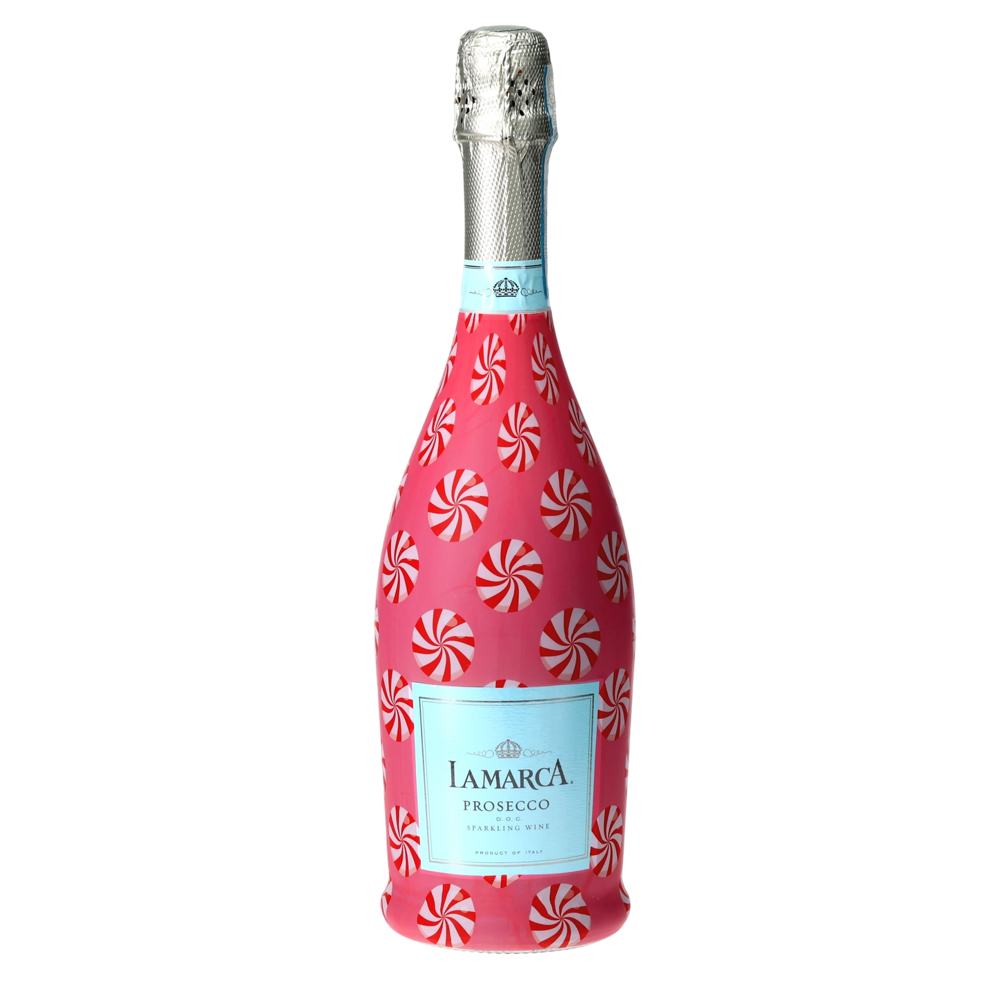 Peppermint Parade Prosecco Bottle Wrap