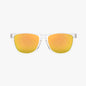 WAKE GOLD MIRROR Polarized Active Square Sunglasses